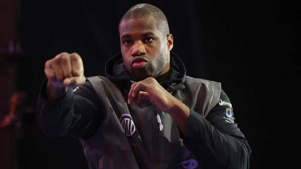 Daniel Dubois trains, ahead of his IBF World Heavyweight Title fight against Joseph Parker during media workouts as part of Beterbiev v Bivol 2: The Last Crescendo at Boulevard City on February 19, 2025 in Riyadh, Saudi Arabia. (Photo by Richard Pelham/Getty Images)
