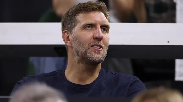 Dirk Nowitzki attends the 2025 Dallas Open.