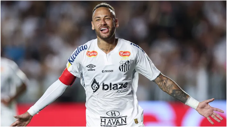 Neymar of Santos