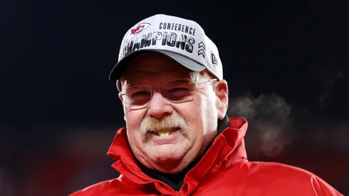 Andy Reid head coach of the Kansas City Chiefs