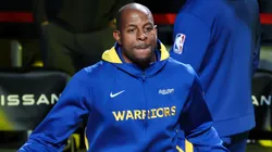 Andre Iguodala #9 of the Golden State Warriors enters the court prior to the Washington Wizards v Golden State Warriors - NBA Japan Games at Saitama Super Arena on October 02, 2022 in Saitama, Japan.