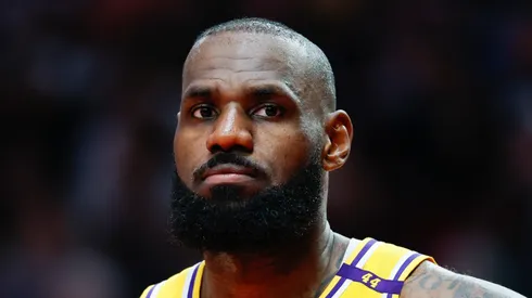LeBron James of the Los Angeles Lakers