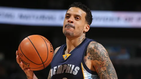 Matt Barnes #22 of the Memphis Grizzlies looks on during a break in the action against the Denver Nuggets at Pepsi Center on February 29, 2016 in Denver, Colorado. The Grizzlies defeated the Nuggets 103-96.