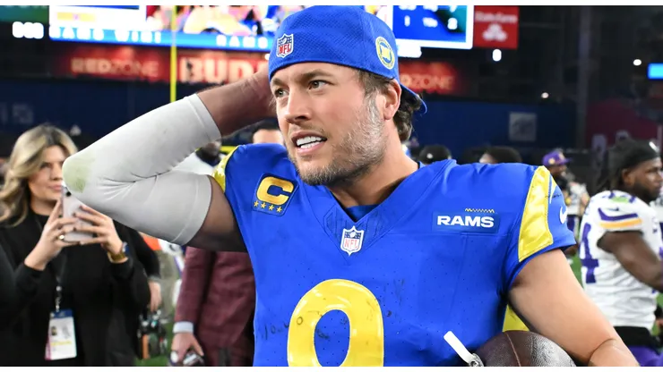 Matthew Stafford #9 of the Los Angeles Rams