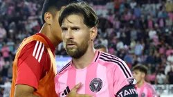 Lionel Messi #10 of Inter Miami CF exits the pitch after the MLS match between Inter Miami CF and New York City FC