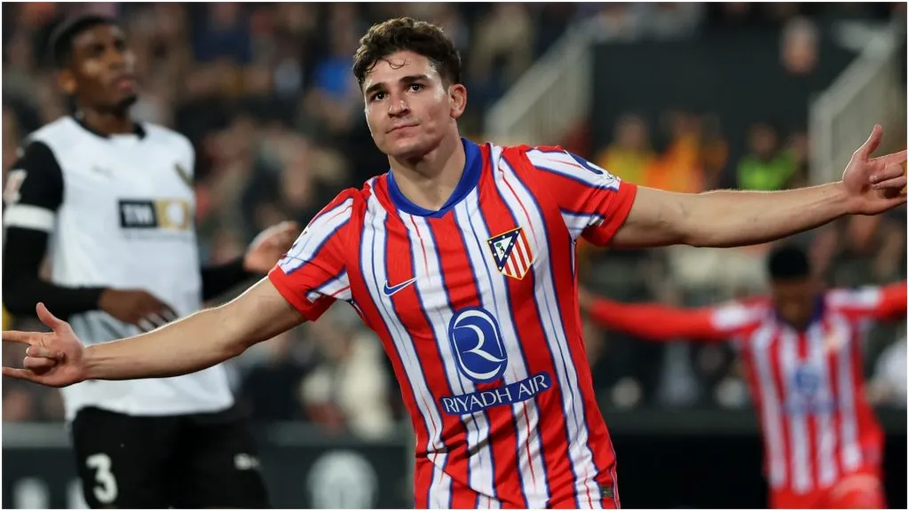 Julian Alvarez of Atletico de Madrid – Clive Brunskill/Getty Images