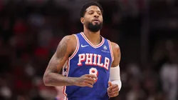 Paul George #8 of the Philadelphia 76ers