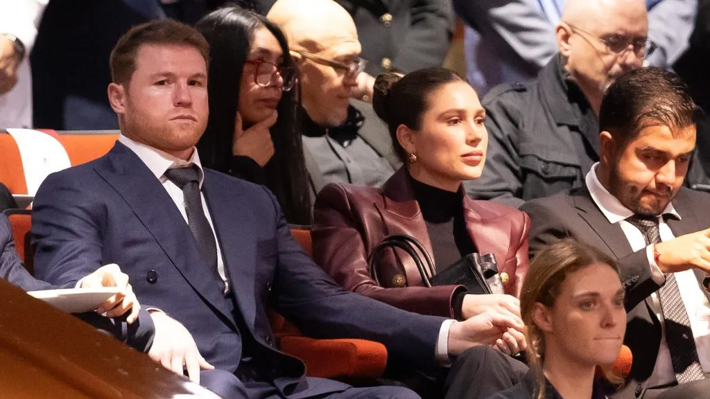 Saul Alvarez attends the presidential inauguration on October 1, 2024 in Mexico City, Mexico. Claudia Sheinbaum takes office as the first female president of Mexico following an overwhelming victory in the presidential election. (Photo by Angel Delgado/Getty Images)