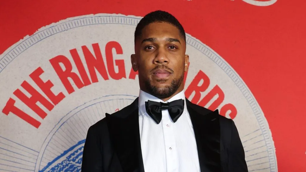 Anthony Joshua arrives prior to the RING Magazine Awards at Old Royal Naval College on January 11, 2025 in London, England. (Photo by Richard Pelham/Getty Images)