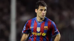 Rafa Marquez during a 2010 UEFA Champions League match between Barcelona and Arsenal.