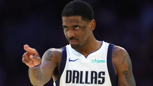 Kyrie Irving #11 of the Dallas Mavericks