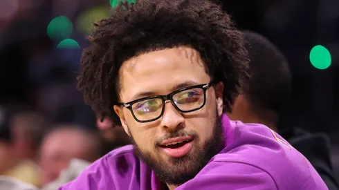 Cade Cunningham #2 of the Detroit Pistons looks on during the 2025 NBA All-Star Rising Stars Game at Chase Center on February 14, 2025 in San Francisco, California.