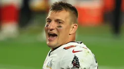 Rob Gronkowski former tight end of the Tampa Bay Buccaneers