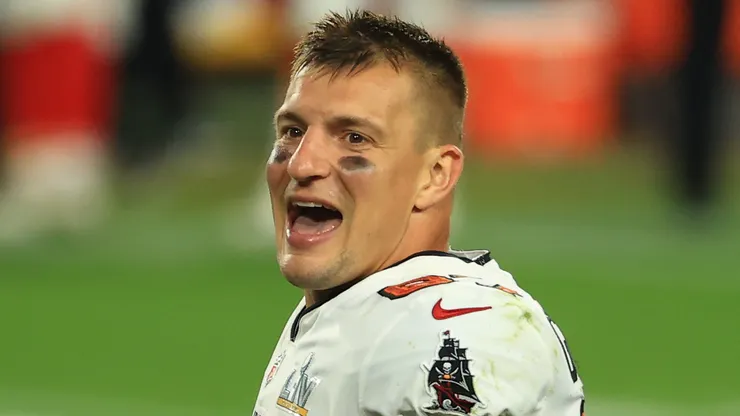 Rob Gronkowski former tight end of the Tampa Bay Buccaneers