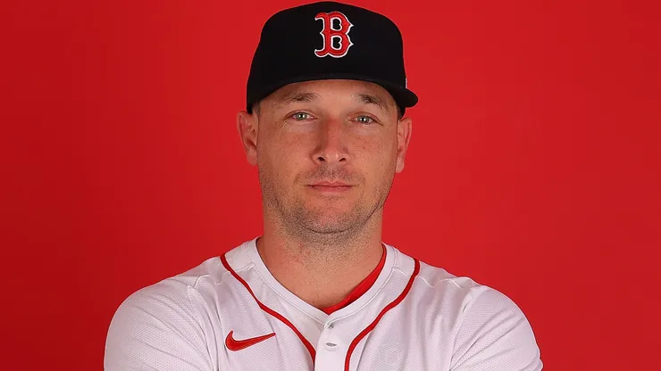 Alex Bregman #2 of the Boston Red Sox poses for a portrait during photo day at JetBlue Park at Fenway South on February 18, 2025 in Fort Myers, Florida.