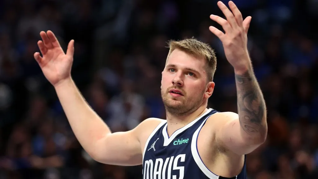 Luka Doncic playing in Dallas Mavericks
