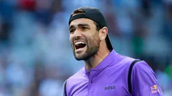 Matteo Berrettini of Italy reacts during the 2025 Australian Open