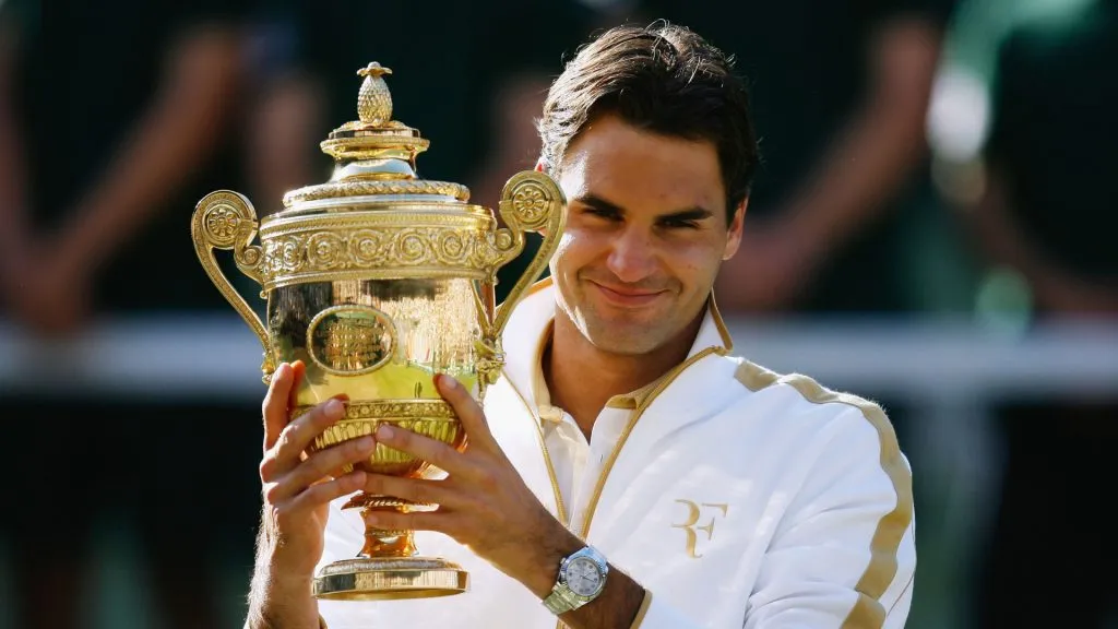 Roger Federer won five consecutive Wimbledon titles (Paul Gilham/Getty Images)