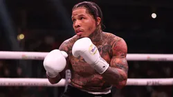 Gervonta Davis punches Hector Luis Garcia in their WBA World Lightweight Championship bout at Capital One Arena on January 7, 2023 in Washington, DC.