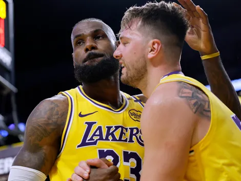 LeBron James has taken over Anthony Davis' role since Doncic joined the Lakers, says Carmelo Anthony