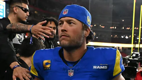 Matthew Stafford, quarterback for the Los Angeles Rams