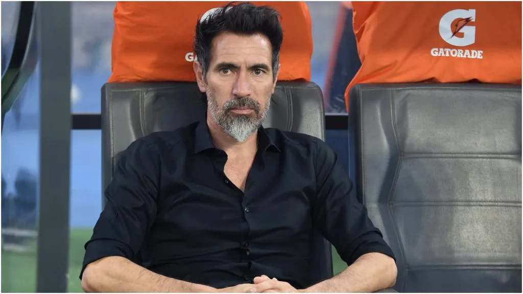 Eduardo Dominguez, coach of Estudiantes – Joaquín Camiletti/Getty Images