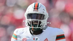 Cam Ward #1 of the Miami Hurricanes runs with the ball against the Louisville Cardinals
