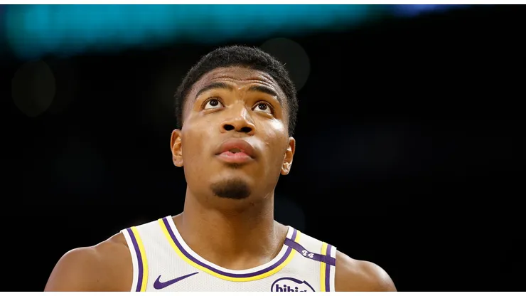 Rui Hachimura #28 of the Los Angeles Lakers in the second half at Crypto.com Arena on December 15, 2024 in Los Angeles, California.