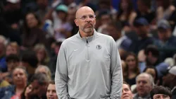 Head coach Jason Kidd of the Dallas Mavericks watches play during the first half against the Milwaukee Bucks at American Airlines Center on March 01, 2025 in Dallas, Texas.