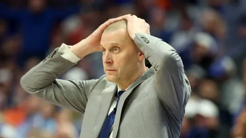 Mark Pope, head coach of the Kentucky Wildcats