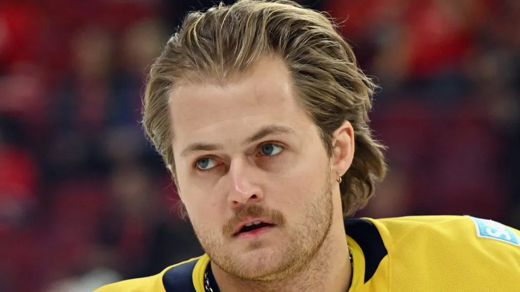 William Nylander #88 of Team Sweden during the NHL 4 Nations Face-Off.