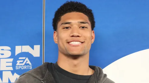 Kyle Hamilton arrives at EA Sports presents The Madden Bowl at Orpheum Theater on February 07, 2025 in New Orleans, Louisiana.