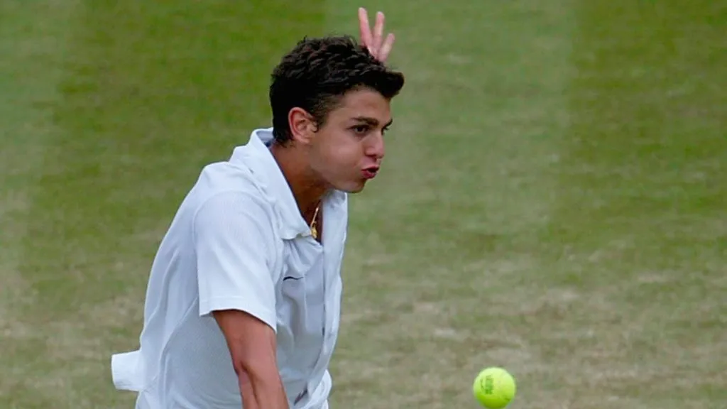 Ancic was only 18 years old when he beat Federer in Wimbledon (Mike Hewitt/Getty Images)