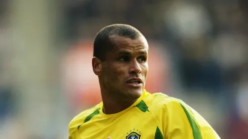 Rivaldo of Brazil in action during the International friendly match between Brazil and Jamaica on October 12, 2003