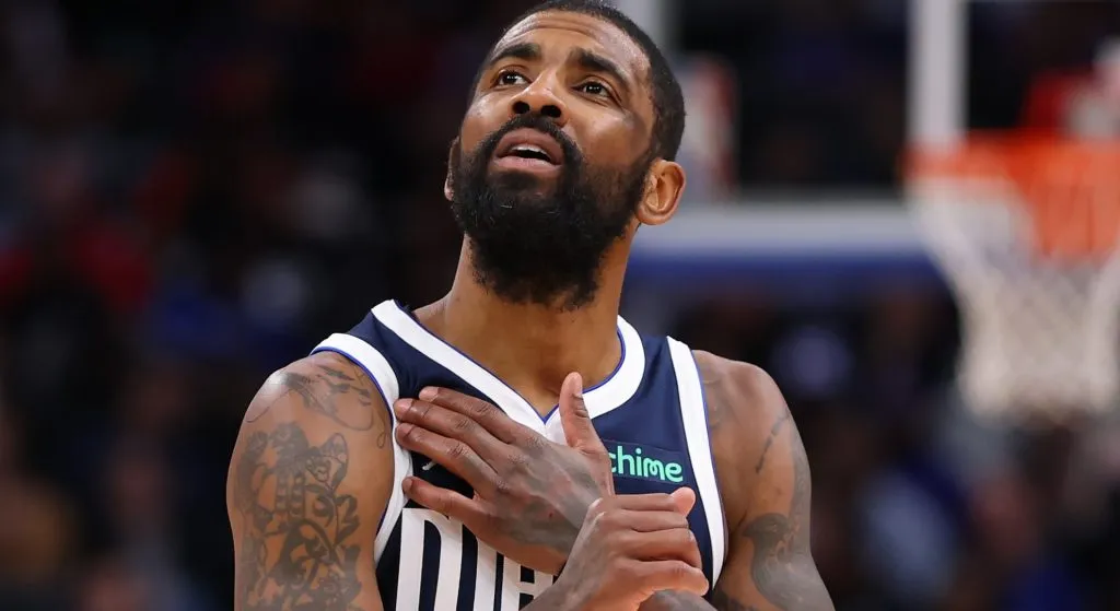 Kyrie Irving playing for Dallas Mavericks