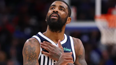 Kyrie Irving #11 of the Dallas Mavericks