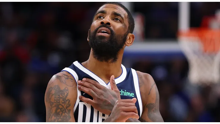 Kyrie Irving #11 of the Dallas Mavericks