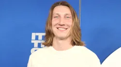 Trevor Lawrence arrives at EA Sports presents The Madden Bowl at Orpheum Theater on February 07, 2025 in New Orleans, Louisiana.
