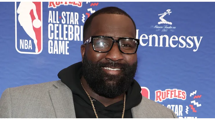 Kendrick Perkins attends the Ruffles NBA All-Star Celebrity Game during the 2022 NBA All-Star Weekend at Wolstein Center on February 18, 2022 in Cleveland, Ohio.