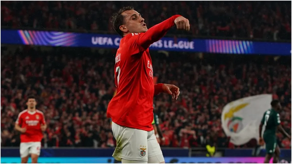Kerem Akturkoglu of SL Benfica – Gualter Fatia/Getty Images