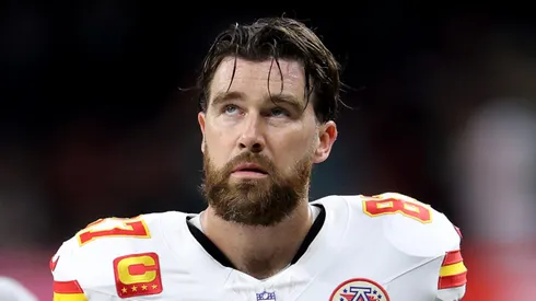 Travis Kelce tight end of the Kansas City Chiefs