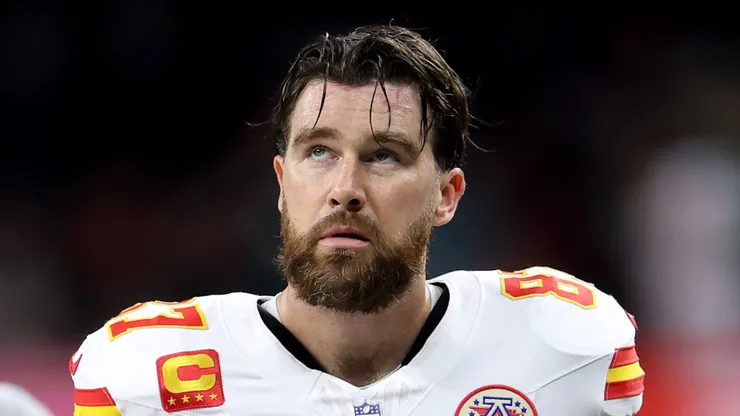 Travis Kelce tight end of the Kansas City Chiefs