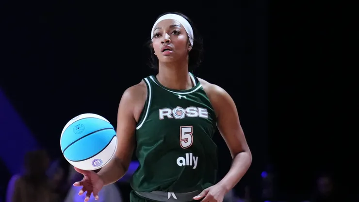 Angel Reese playing for Rose BC in Unrivaled