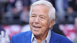 New England Patriots team owner, Robert Kraft walks the field prior to game against the Arizona Cardinals at State Farm Stadium on December 15, 2024.