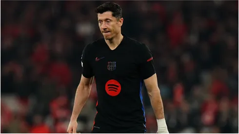 Robert Lewandowski of FC Barcelona