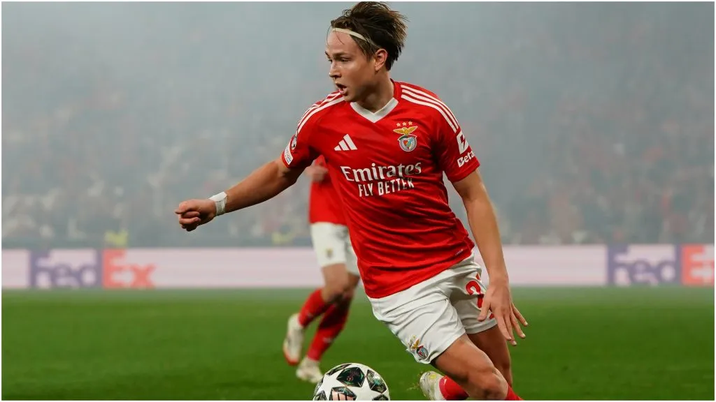 Andreas Schjelderup of SL Benfica – Gualter Fatia/Getty Images