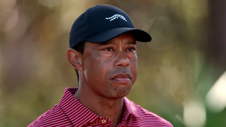 Tiger Woods in the 2024 PNC Championship