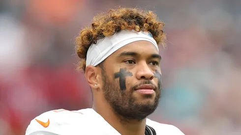 Tua Tagovailoa #1 of the Miami Dolphins