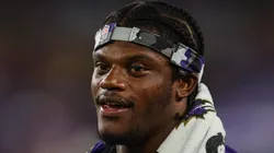 Lamar Jackson quarterback of the Baltimore Ravens