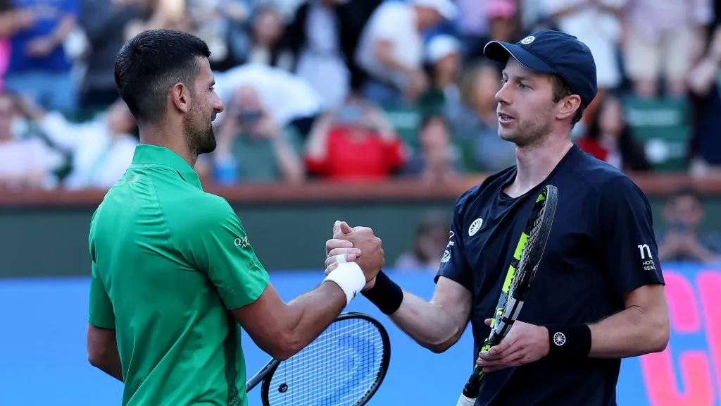 Botic van de Zandschulp defeated Novak Djokvic at the 2025 Indian Wells (Clive Brunskill/Getty Images)